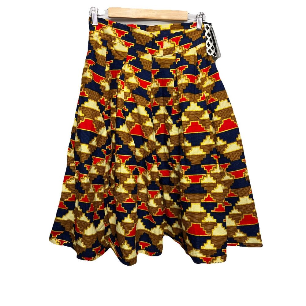 Francis + Benedict Maxi Skirt Gorgeous Design & Colors 100% Cotton Size Small